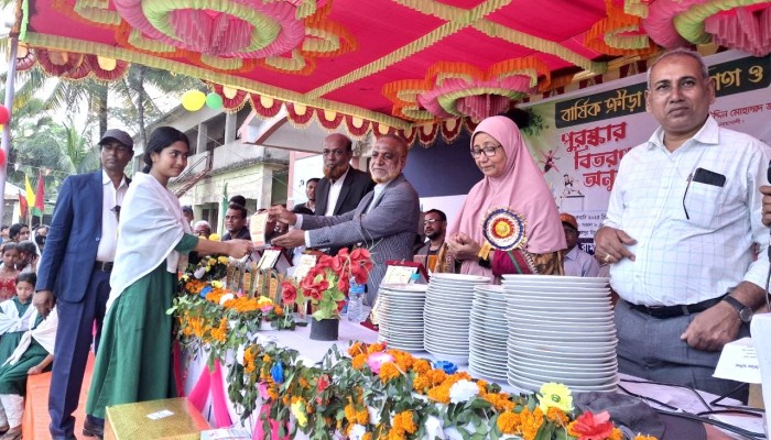 রামবল্লভপুর উচ্চ বিদ্যালয়ে বার্ষিক ক্রীড়া ও পুরষ্কার বিতরণ