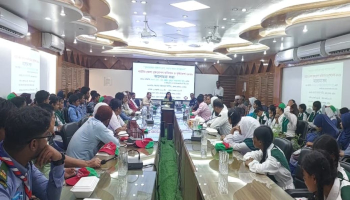 নাটোর জেলা বৃক্ষরোপন অভিযান ও বৃক্ষমেলা ২০২৬ আলোচনা সভা