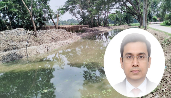 ​খাল পূন:খনন শেষে পৌনে এক কোটি টাকা রাষ্ট্রীয় কোষাগারে জমা দিলেন ইউএনও