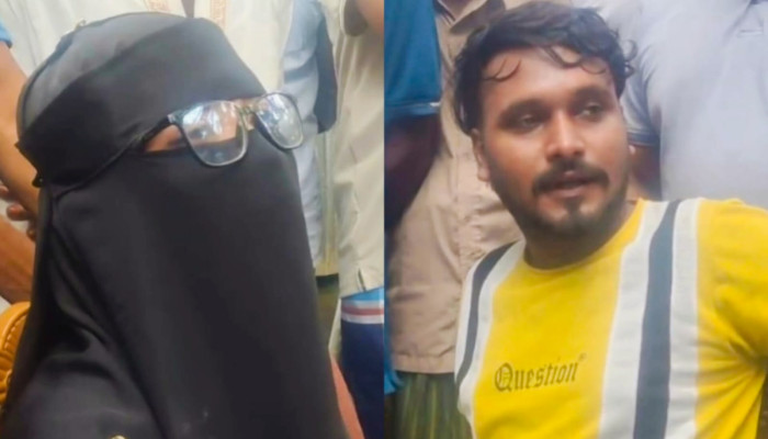 ​প্রেমের টানে কুড়িগ্রামের মুসলিম তরুণী মুকসুদপুরের হিন্দু যুবকের বাড়িতে অবস্থান
