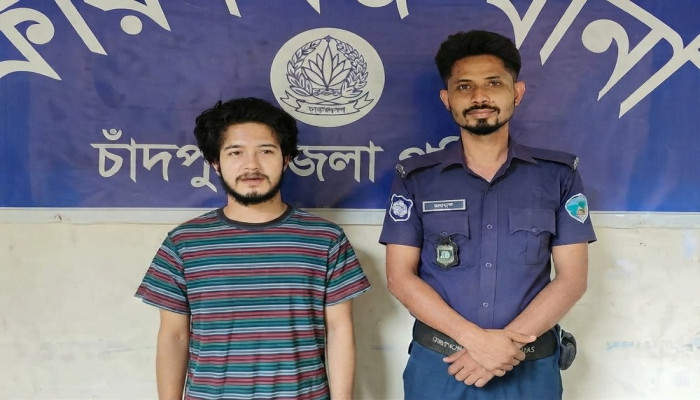 ফরিদগঞ্জে সাইবার হামলার অভিযোগে ছাত্রলীগ নেতা কারাগারে