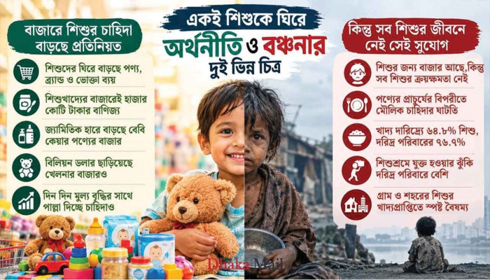 বিলিয়ন ডলারের শিশুপণ্যের বাজার তবুও বঞ্চিত লাখো শিশু