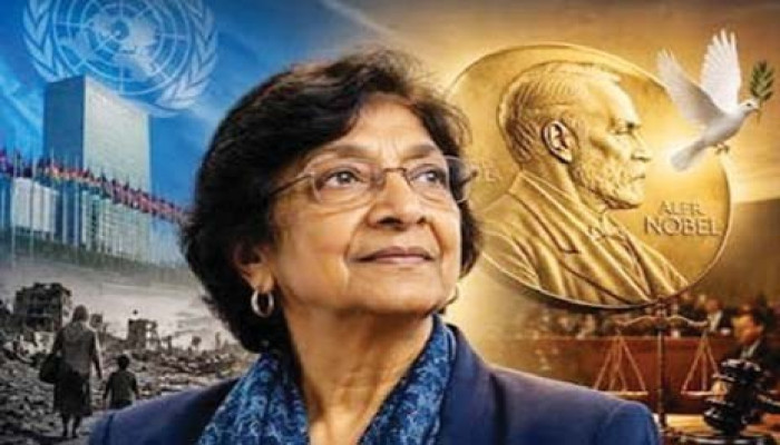 শান্তিতে নোবেল পুরস্কার পেলেন মানবাধিকারকর্মী নাভি পিল্লাই