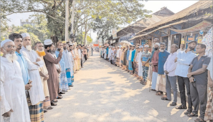 কলাপাড়ায় শিশু হত্যার বিচারের দাবীতে মানববন্ধন ও প্রতিবাদ সমাবেশ অনুষ্ঠিত