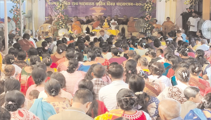 রাঙামাটির বুদ্ধাংকুর বৌদ্ধ বিহারে ২৬তম শুভ দানোত্তম কঠিন চীবর দানোৎসব সম্পন্ন